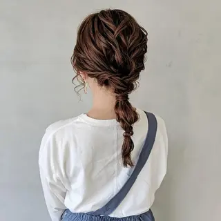 ロング ヘアアレンジ PRIVATE SALON EYES所属・EYES リアのマツエク・マツパデザイン