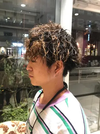 パーマ メンズ Agu hair Ao 香取佐原店所属・蓑輪 ミノワのヘアスタイル