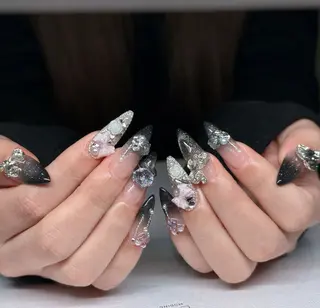 ネイル Momo チップ長さ出し専門店のネイルデザイン