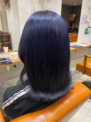 セミロング カラー Ami ブリーチ/ハイトーンのヘアスタイル