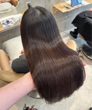 ロング ブリーチなし/ 透明感カラー/松沢のヘアスタイル