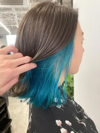 ミディアム SAEKI【ior 】北千住店ブリーチのヘアスタイル