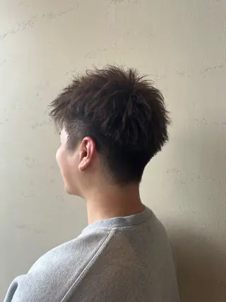 カラー メンズ 大上 天寧のヘアスタイル