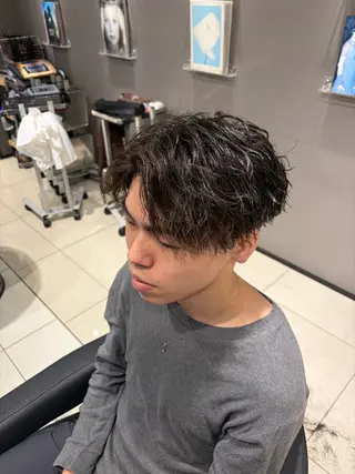 パーマ メンズ 関内/メンズパーマ/ 男性専門/菊池蒼大のヘアスタイル