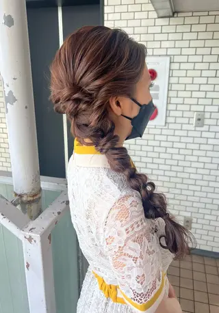 ヘアアレンジ 大人可愛いヘアメイク 💋🧚‍♀️しずかのヘアスタイル