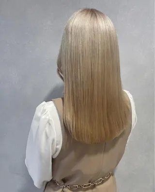 ロング カラー 唐澤 千尋のヘアスタイル