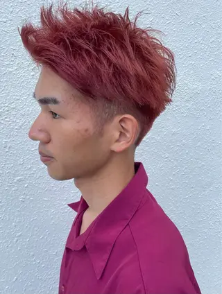 カラー メンズ ケアブリーチ /髪質 改善/古橋圭史郎のヘアスタイル