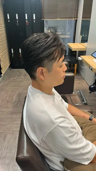 メンズ メンズカット パーマ飯野友喜のヘアスタイル