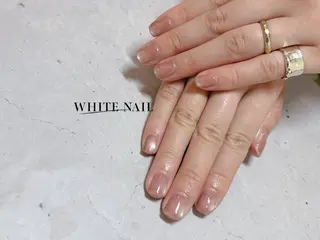 ネイル WHITE NAIL ホワイトネイルのネイルデザイン