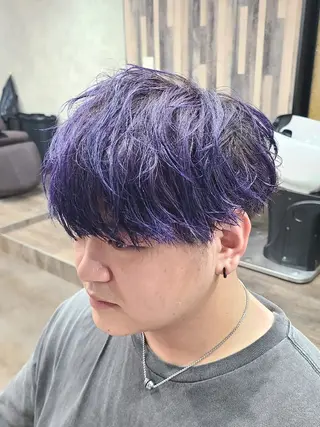 メンズ カラー EDEN店長／ 短髪／パーマ職人🔥のヘアスタイル