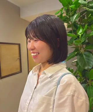 ミディアム 似合わせカット/ 艶カラー/いらみなのヘアスタイル