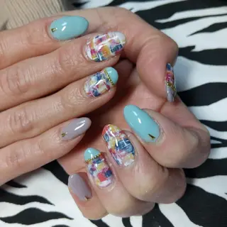 ネイル 島屋 千奈美のネイルデザイン