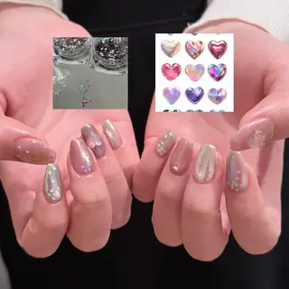 ネイル 🎀 Hiyubi._.nail 🫧所属・🎀フェイ フェイ🫧💗のネイルデザイン
