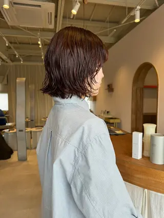 ショート パーマ レイヤー/ボブパーマ /垢抜け/タクミのヘアスタイル