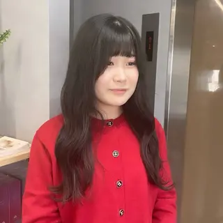 ロング カラー Rui/透明感カラー 暖色/レイヤーカットのヘアスタイル