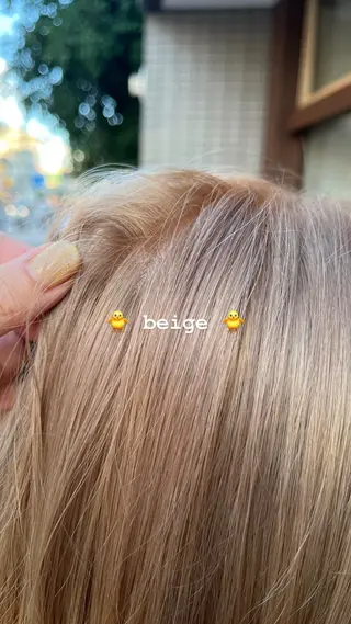 カラー aGland  taupe所属・🎧平野 ゆか🎧のヘアスタイル