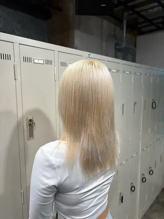 ロング カラー 横浜ハイトーン特化‎ ‎🤍美容師ヨシキのヘアスタイル