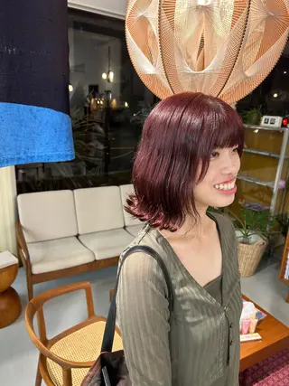 カラー 藤原 あかりのヘアスタイル