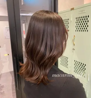 ミディアム 佐藤 生基のヘアスタイル