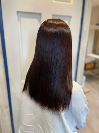 セミロング カラー 新井那紬🌿 arai nahoのヘアスタイル