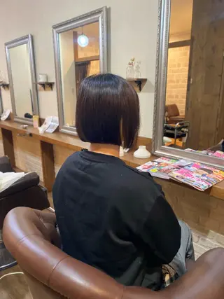 ショート Hair & Eyelash Riche所属・肥田 夕蘭のヘアスタイル