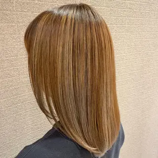 ミディアム 清水 亮太／赤み消しカラーのヘアスタイル