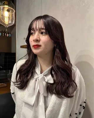 ロング カラー riff design labo所属・Fuka 大阪狭山市美容室のヘアスタイル