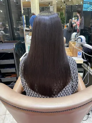 ロング カラー パーマ ヘアアレンジ GRAND OMOTESANDOのヘアスタイル