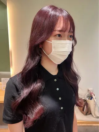 ロング カラー MAEUL NAGOYA所属・村松萌/ レイヤーカットのヘアスタイル