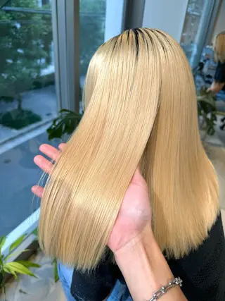 ロング 髪質改善スペシャリス ト長尾勇弥/梅田中津のヘアスタイル