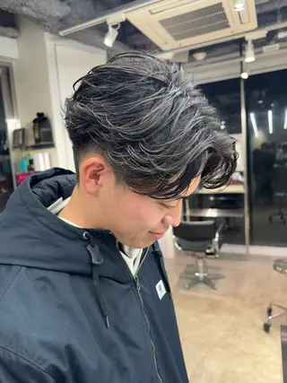 パーマ メンズ fifth天神/末廣 和也のヘアスタイル