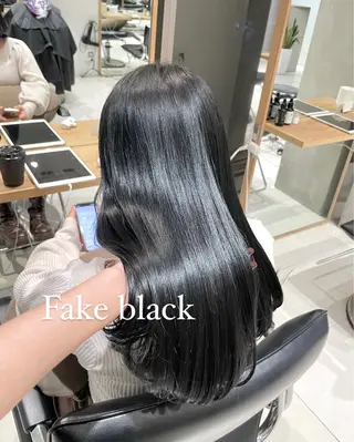 ロング カラー ツヤ髪/韓国ヘア 💎Nokaのヘアスタイル