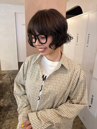 ショート Chiho / 梅田 / ボブ/ パーマのヘアスタイル