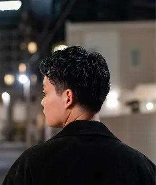 ショート カラー パーマ メンズ 🔗メンズサロン🔗 Kieのヘアスタイル