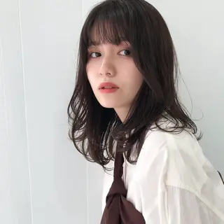 セミロング カラー 韓国ヘア×髪質改善 /yoshikaのヘアスタイル