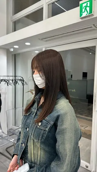 カラー shizuku / 🕊️透明感艶カラーのヘアスタイル