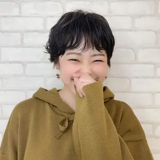 ショート パーマ abilita AZUSAのヘアスタイル