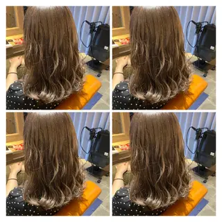 カラー 髪質改善艶髪 ℍ𝔸ℝ𝕌𝕂𝔸のヘアスタイル