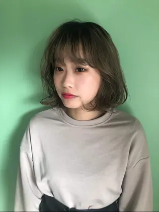 ミディアム カラー yuuna/ ハッシュカット🎀のヘアスタイル