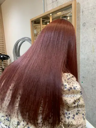 ロング カラー ボブ/レイヤー/ニュ アンスパーマ/小夏のヘアスタイル