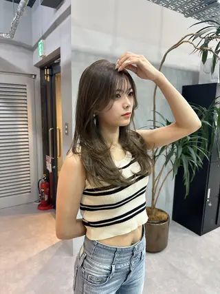 ロング Ruika/海外ヘア /レイヤーカットのヘアスタイル