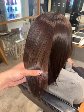 ミディアム KASUMI/noi 金山/カラーモデルのヘアスタイル