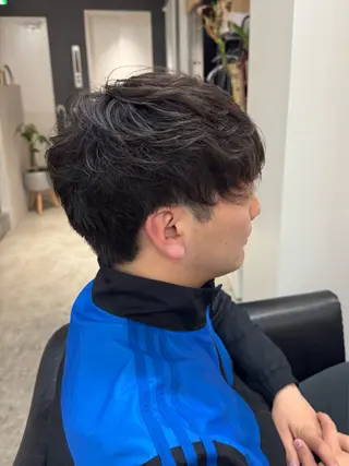 メンズ レイヤー/ハイトーン ヒガシサヨのヘアスタイル