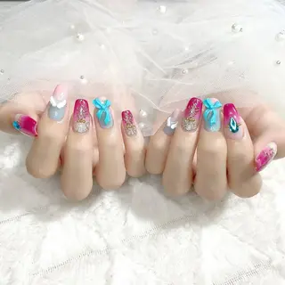 ネイル ＫＥＩ nail🎀 ガーリーネイル🧸のネイルデザイン