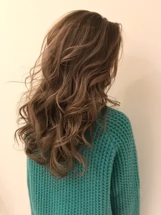 ロング カラー シールエクステ⭐️ オオミタクヤのヘアスタイル