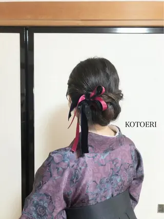 ロング 小林 千恵のヘアスタイル