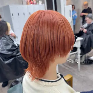 ショート カラー JUNSHIN🦋 ヘアセット／カラーのヘアスタイル