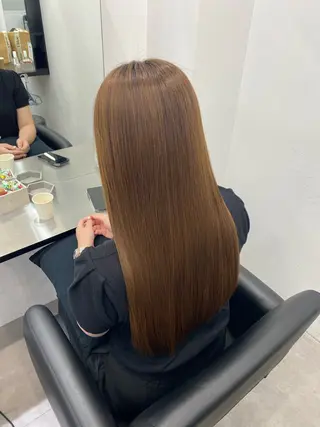 ロング 艶髪/縮毛矯正/ Core mikuaのヘアスタイル