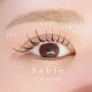 マツエク・マツパ ＜まつげパーマ・アイブロウ・ヘアメイク 専門店＞Le vail 札幌円山店所属・Le vail 藤光のマツエク・マツパデザイン