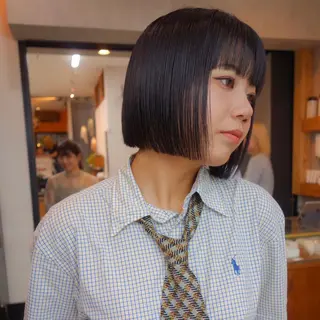 ミディアム ブロンド／ブリーチ 【SITY.】のヘアスタイル